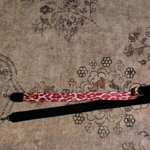Bandolier Leopard  Pink and White Women's Strap